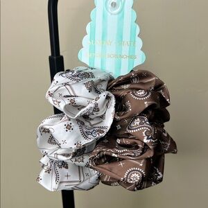 Sunday State | Bandanna Style X-Large Scrunchie Set